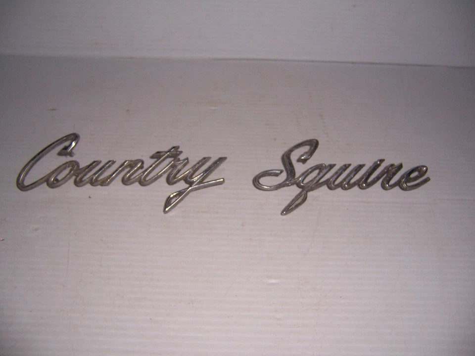Ford Country Squire 1970 vintage cuarto panel escritura emblema insignia Hot Rod  Foto 1 de 4