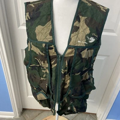Game Winner Sportswear Game Hunting Camo Vest Adult Size Medium Utility Pockets - Image 1 of 4