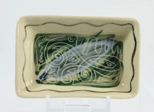 Lovely Alison Dunn Cromarty Studio Pottery ~ Scotland ~ Abstract Trinket Dish - Picture 1 of 3