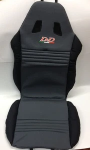 GREY BLACK SINGLE RACING SPORT PADDED CAR VAN SUV 4X4  BUCKET SEAT CUSHION IT05C - Picture 1 of 12