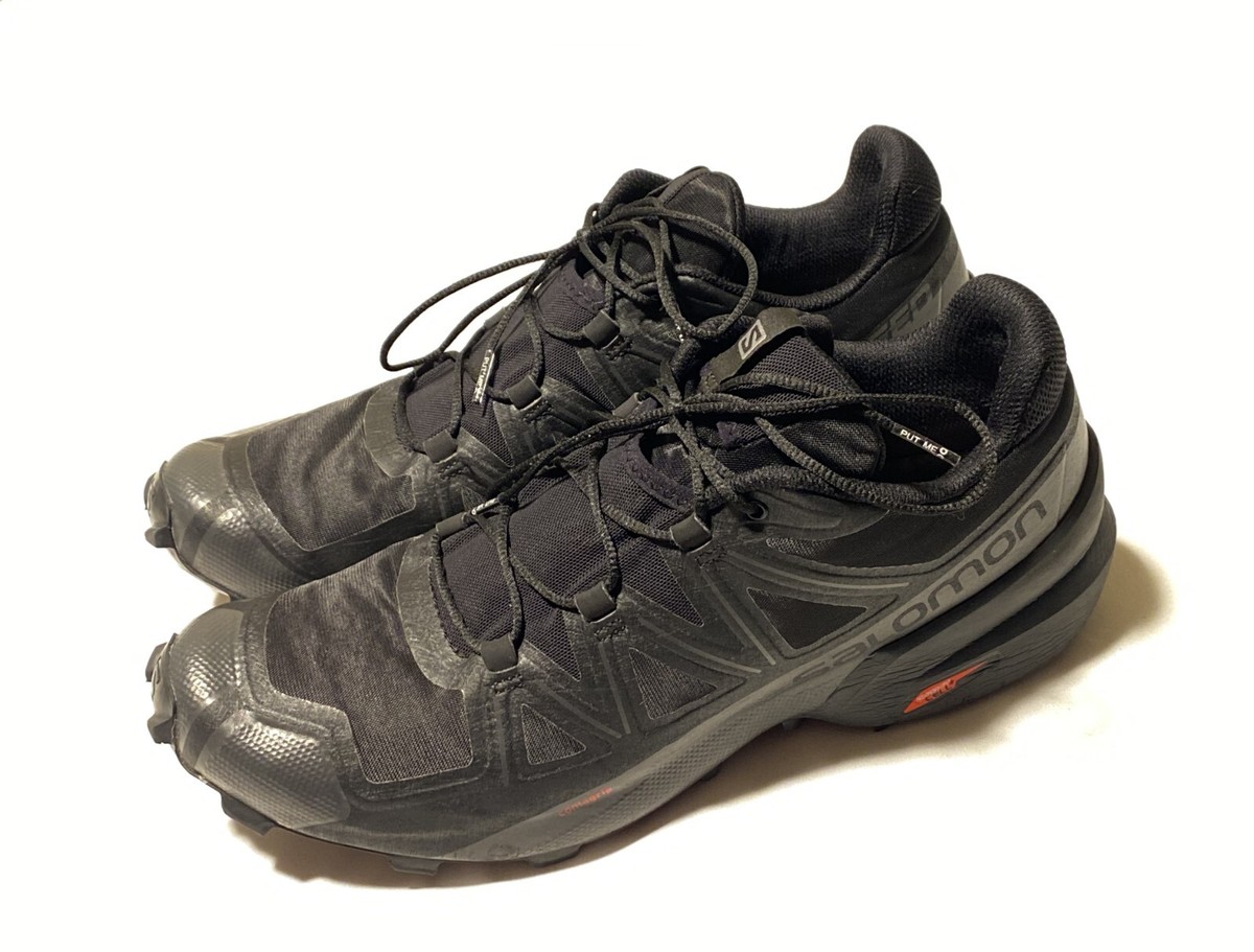 靴 salomon speedcrros5 Wmns Salomon Speedcross 5 GTX GoreTex H2OPROOF Black Phantom