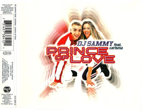 Dj Sammy Feat. Carisma - Prince Of Love MCD #G2045885 - Bild 1 von 1