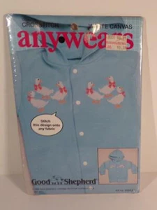 Six little Geese cross stitch kit ANYWEARS 1988 Good Shepherd - Picture 1 of 2