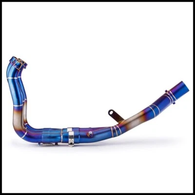 Sistema completo puntas de escape tubo de enlace delantero para Yamaha MT-10 FZ10 2015-2021 Foto 1 de 4