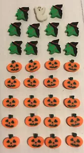 Vintage 31 Taiwan Halloween Erasers Pumpkin Witch Ghost - Picture 1 of 6