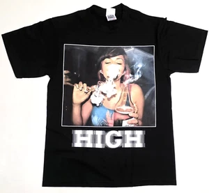 MARIHUANA HIGH T-Shirt Weed 420 Pot Kush Blunt Smoke Tee Herren Schwarz Neu - Bild 1 von 2
