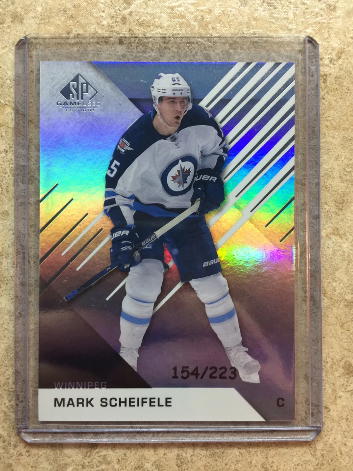 16-17 UD SPGU SP Game Used Player Age Parallel #84 MARK SCHEIFELE /223 - Image 1 of 1