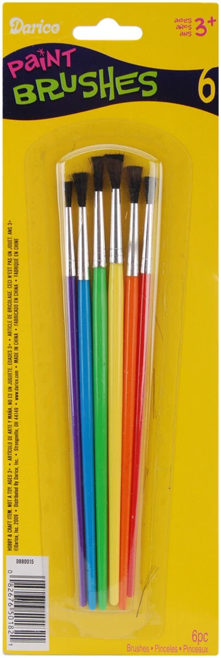 Paintbrush Set Assorted Colors - image 1 of 1