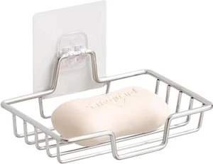 Soap Dish Holder, No Drilling, 304 Rustproof Stainless Steel, Wall Mounted Soap - Picture 1 of 7