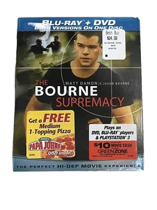 The Bourne Supremacy (Blu-ray+ DVD, 2004). Hi-Def Movie Exp. Matt Damon NWT - Bild 1 von 3