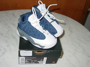 2020 Nike Air Jordan Retro 13 "Flint 2020" Navy/Grey Toddler Shoes Size 6C w/Box - Picture 1 of 18