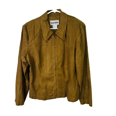 Blazer chaqueta hombreras Plaza South talla 14 marrón nuevo con etiquetas Foto 1 de 4