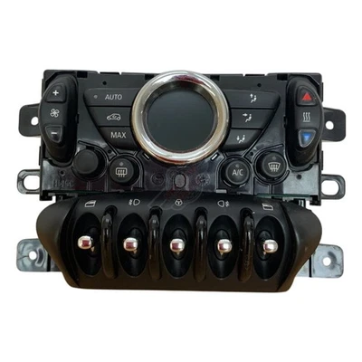 BMW Mini R55 R56 LCI Black Climate Control Heater Display 3456884 - Image 1 of 4