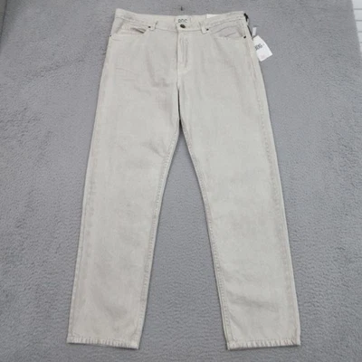 Pantalones de mezclilla BDG para hombre 33x32 gris claro oscuro vintage destacados calce ajustado cremallera mosca Foto 1 de 4