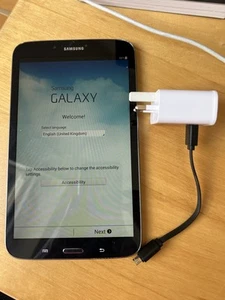 Samsung Galaxy Tab 3 - SM-T310 Black Wi-Fi 16GB Android Tablet - Picture 1 of 6