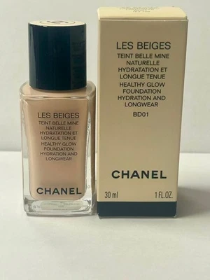 CHANEL Les Beiges Healthy Glow Foundation Hydration & Longwear 30ml BD01 - Image 1 of 4