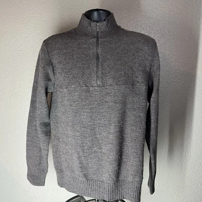 Suéter Smartwool 1/4 Cremallera Lana Merino Tejido Manga Larga M Foto 1 de 4