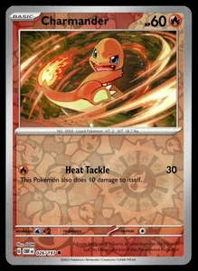 Charmander 26/197 Pokemon Card Obsidian Flames Common 60 HP Rev Holo NM H30 - Picture 1 of 2