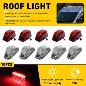 10pcs For 2014-2023 Dodge RAM Promaster 1500 2500 LED Cab Roof Clearance Light - Picture 1 of 16