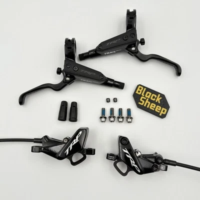 Nuevo TRP M843 Trail Evo MTB 4 pistones freno de disco hidráulico delantero + trasero juego OEM Foto 1 de 4
