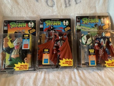  Spawn:  Clown : Medievel Spawn  Lot Of 3 NEW Todd McFarlane Toys: 1994 - Image 1 of 4