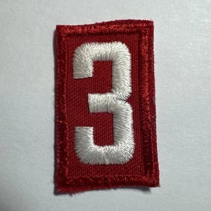 BSA RED TROOP UNIT NUMERAL 3 - Picture 1 of 1