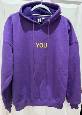Moletom com capuz BTS Jimin You Never Walk Alone XXXL roxo - Imagem 1 de 4