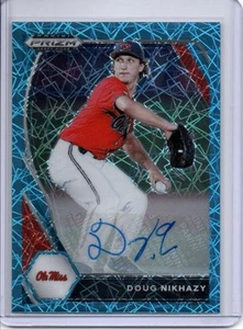 Doug Nikhazy Guardians LHP 2021 Prizm Draft Picks Blue Velocity Autograph SP - Picture 1 of 2
