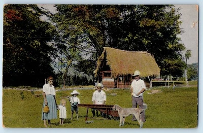 Puntarenas Costa Rica Postcard Musical Entertainment Esparta 1926 Vintage - Image 1 of 2