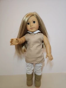 American Girl Doll 18” Blue Eyes Blonde Hair Fair Skin Soft Body Reg. # PA-11392 - Picture 1 of 11