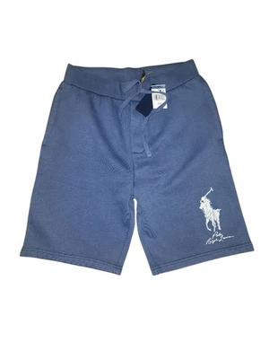 Polo Ralph Lauren Big Pony Graphic Fleece 9” Shorts, Clancy Blue, Size: Medium - Image 1 of 4