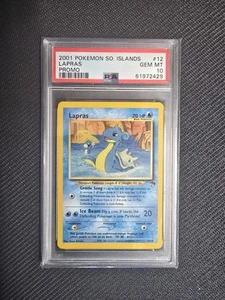PSA 10 2001 Pokemon Southern Islands Lapras #12 So Island Promo w/ Dratini Swim - Picture 1 of 2