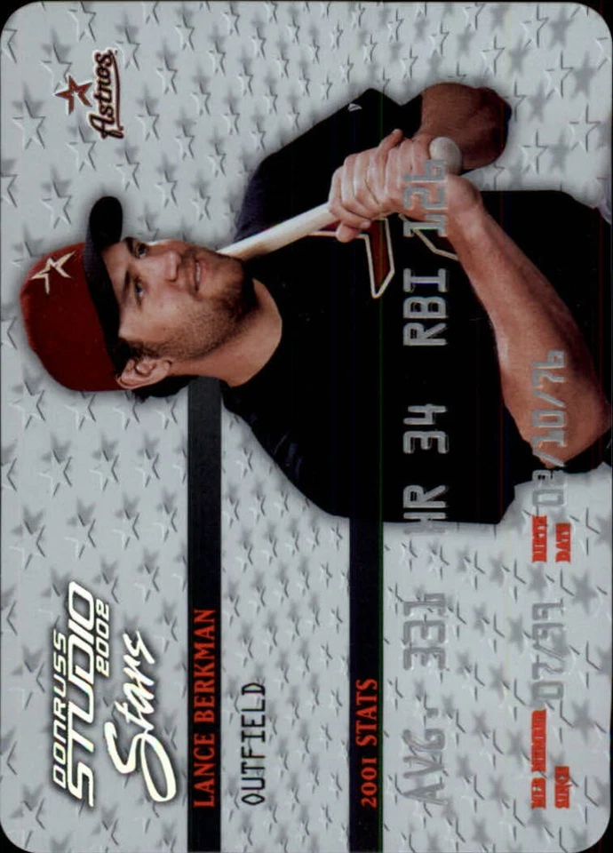 2002 Studio Stars #32 Lance Berkman - BB - Image 1 of 2