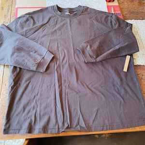 SKIMS Herren Heavyweight Cotton Langarm T-Shirt Expresso Gr. XL Neu mit Etikett - Bild 1 von 5