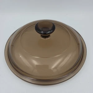 Coperchio di ricambio in vetro ambrato Corning Visions #V-1-C - Foto 1 di 4