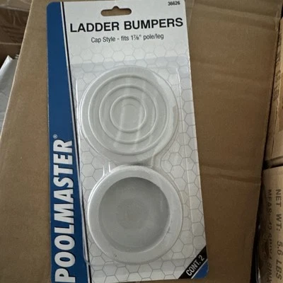 Poolmaster 36626  2 3/4" Diameter Ladder Bumper Cap Style Outside Plug Fit (2)  - Image 1 of 2
