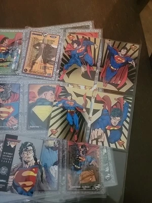 Return of Superman Trading Cards, Base Set Of 100 and Chase Foil Set 4 Complete  - Image 1 of 4