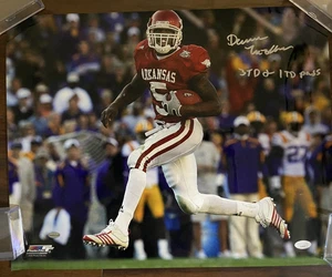 DARREN MCFADDEN ARKANSAS RAZORBACKS NCAA HANDSIGNIERTES POSTER 26 X 20" JSA/COA - Bild 1 von 4