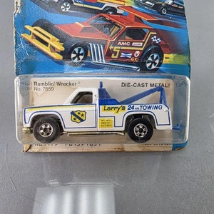 Vintage 1981 Hot Wheels Ramblin Wrecker 7659 Tow Truck White Blackwall Hong Kong - Picture 1 of 10