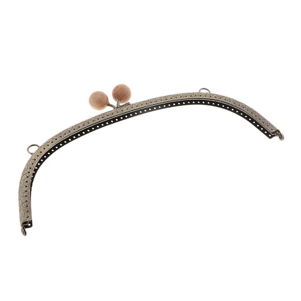 复古金属扣拱钱包硬币袋缝纫手提包 — 第 1/1 张图片