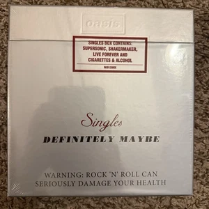 Oasis Definitely Maybe Singles Marbled Color Vinyl Box Set BRAND NEW Limited - Picture 1 of 6