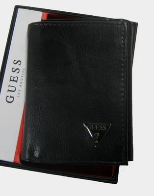 Carteira Guess masculina tripla preta 31GO110054 NOVA NA CAIXA US$ 48 - Imagem 1 de 4