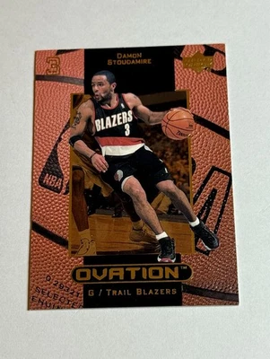 Tarjeta 45 Portland Trailblazers 1999 Upper Deck Ovation Damon Stoudamire Foto 1 de 2