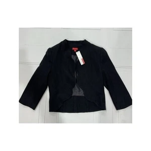 Elle NWT Women’s Blazer Suit Jacket Black Jacket Professional Size Medium M - Picture 1 of 4