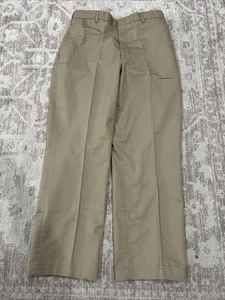 US Navy Pants 36R Tan Khaki Official Uniform Made in USA Athletic Fit Creighton - Picture 1 of 13