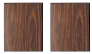 Pack of 2 Walnut Finish w/Black Trim Blank Wood Plaque 10.5x13 $15.95 ea. PL11 - Picture 1 of 2