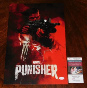 JON BERNTHAL "FRANK CASTLE" SIGNIERT THE PUNISHER 12X18 POSTER JSA COA!!! - Bild 1 von 2