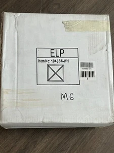 Epiphany Lighting ELP 104886 -WH One Light Outdoor Light 12-9/16x12-9/16" NIB M6 - Picture 1 of 6