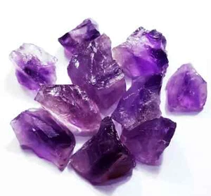 Lote en bruto de piedras preciosas sueltas certificadas de amatista violeta natural de 244,00 quilates - Imagen 1 de 6