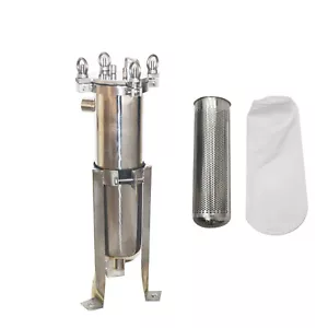 #4 Bolsa Filtro Carcasa 304 Acero Inoxidable 1" NPT ENTRADA/SALIDA 120 Psi Tapa Plana - Imagen 1 de 24
